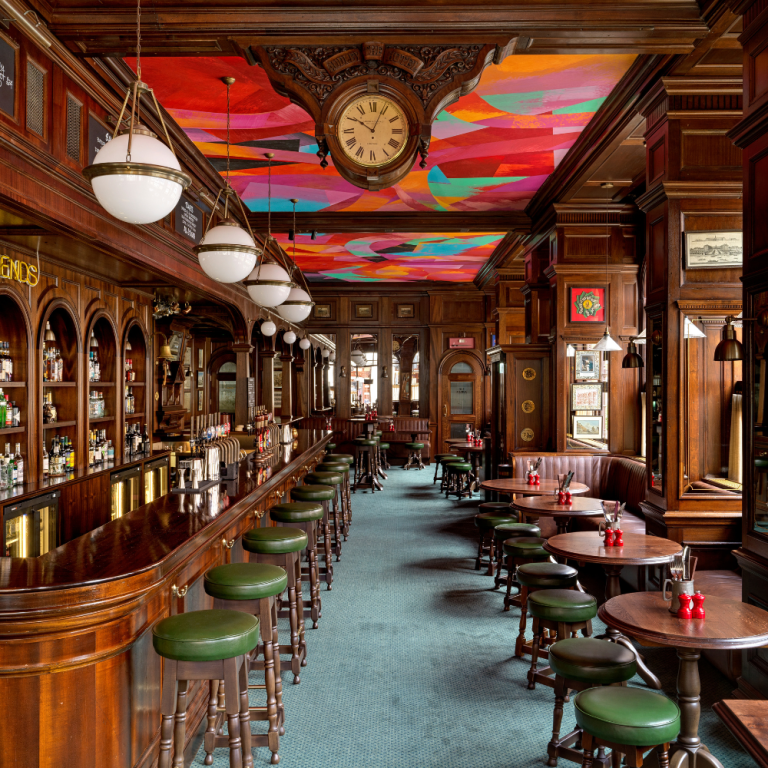 Inside the Audley Public House